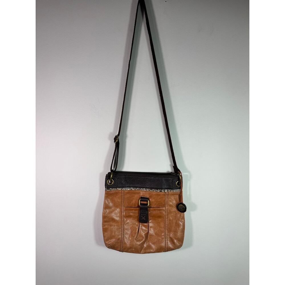 The Sak Kendra Espresso & Brown Leather Crossbody